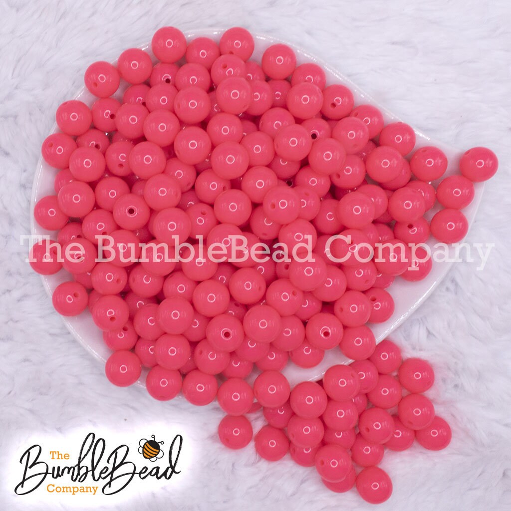 20mm White Solid Bubblegum Beads, Acrylic Gumball Beads in Bulk, 20mm  Beads, 20mm Bubble Gum Beads, 20mm Shiny Chunky Beads 