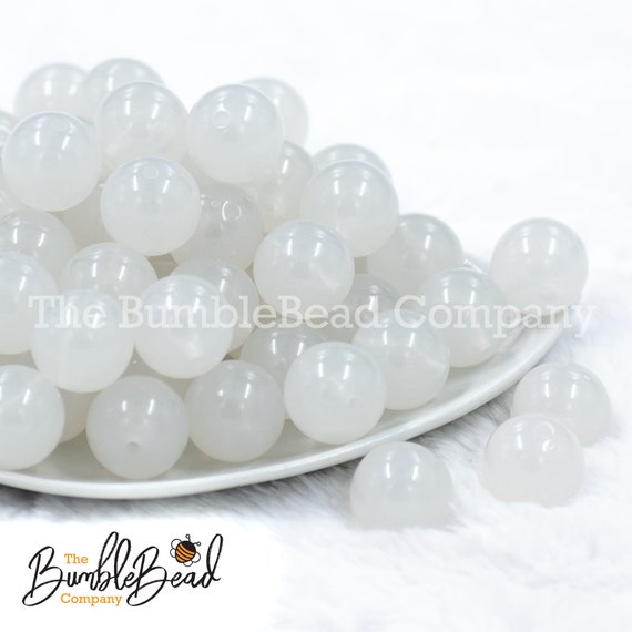 50 Qty 20mm Beads - Printed Mixed Beads, Bubblegum Beads - Acrylic Beads -  #128