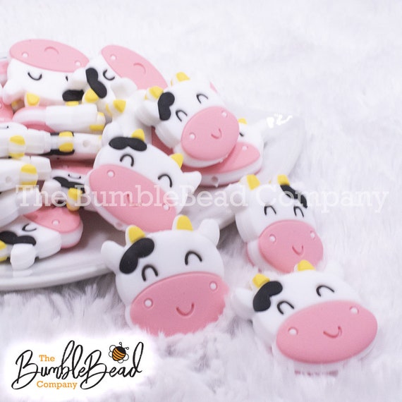 Pig Silicone Focal Bead Accessory - 27mm x 30mm