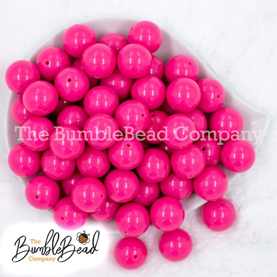 Diy Light Pink Beads For Jewelry Making 50pc/bag 20mm Bubblegum Beads Bulk  Loose Acrylic Chunky Beads For Pen Making - Buy Beads For Jewelry Making