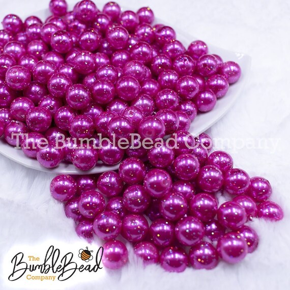 12mm Shiny Beads - Bling Bling Beads Craft - Acrylic Beads - Chunky  Bubblegum Beads in Bulk - Round beads - DIY Necklace, Beading Supply