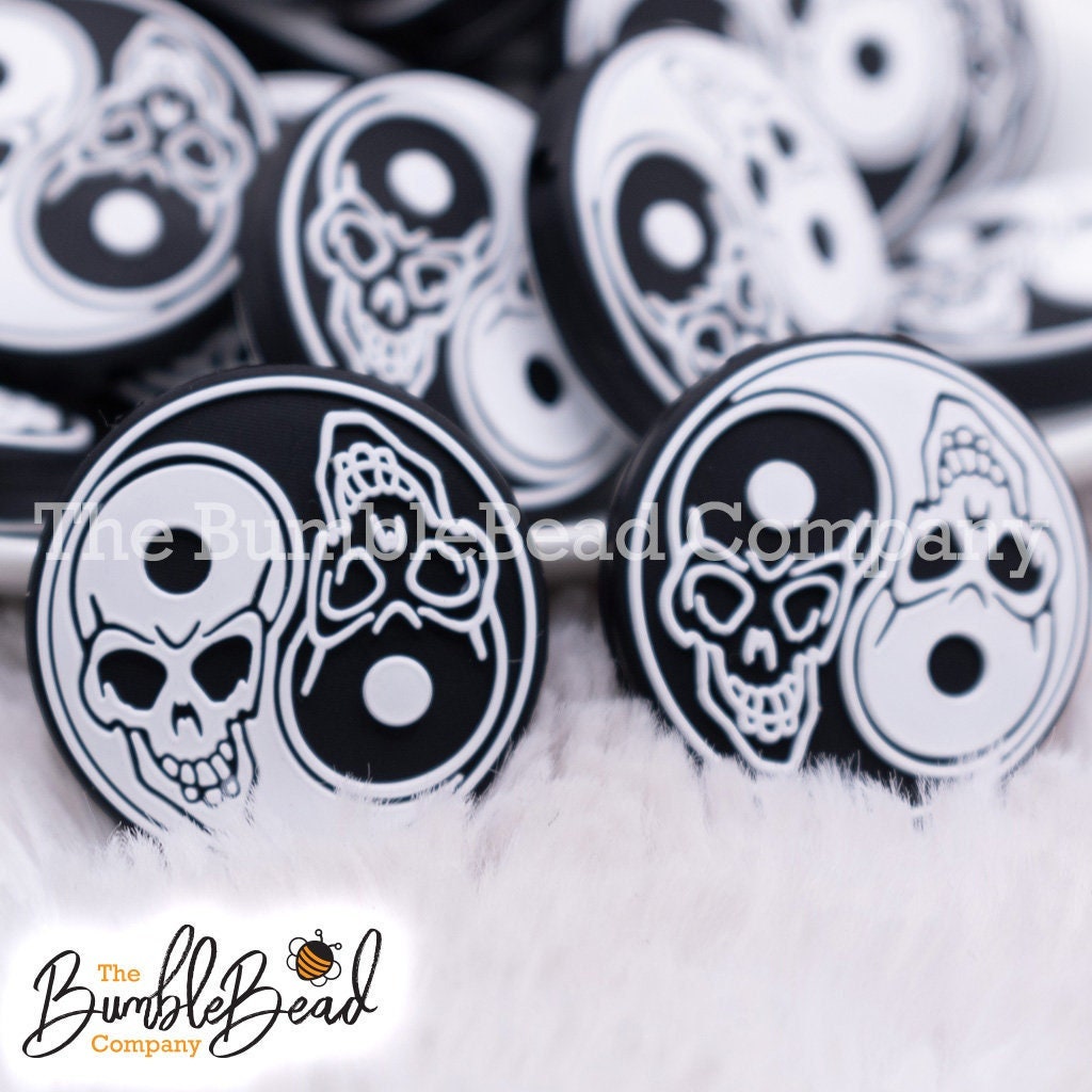 Yin Yang Skull - Etsy Yin Yang Skull - Etsy