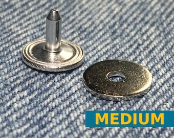 Medium Jean Rivet (9.5mm) — Nickel Plated