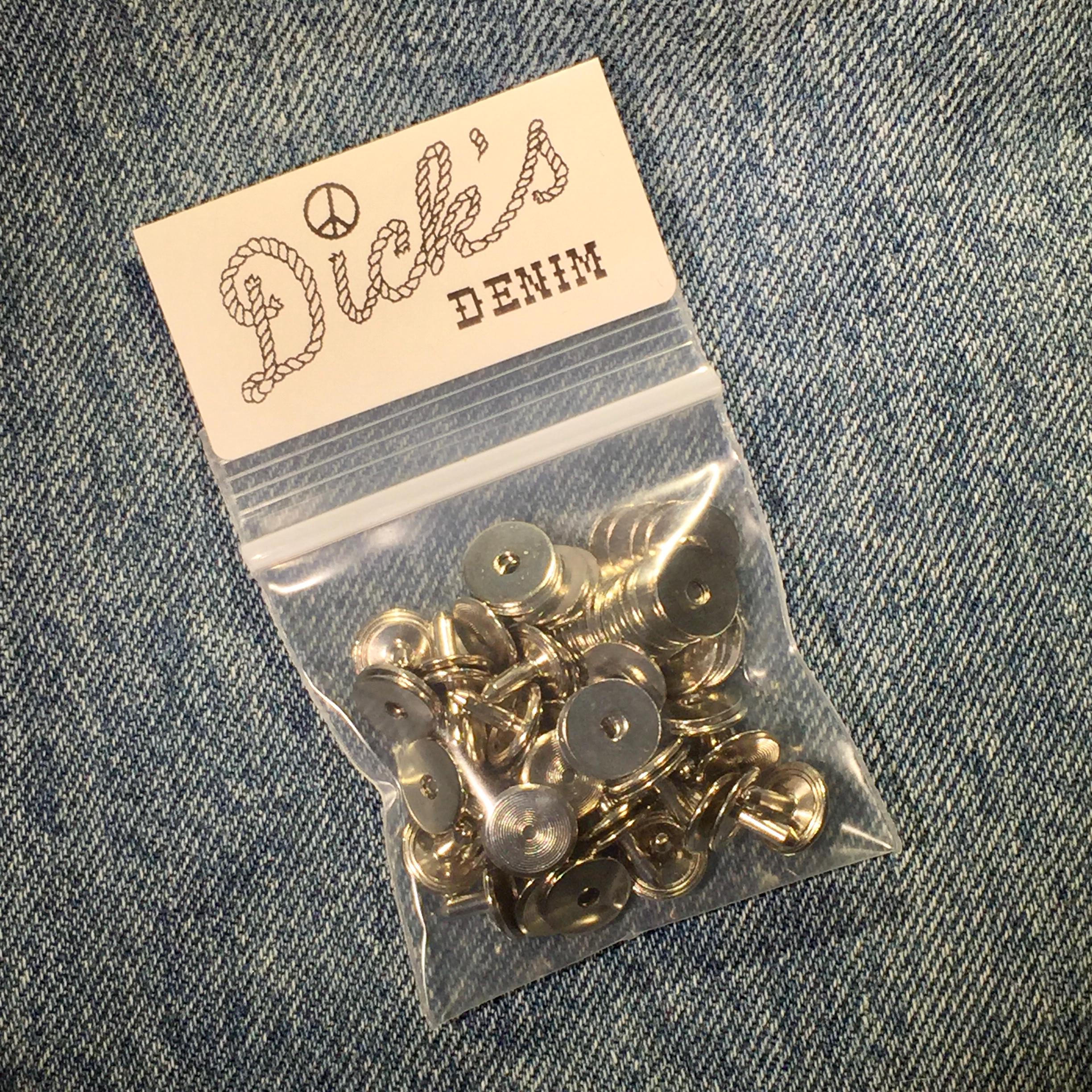 Medium Jean Rivet (9.5mm) — Nickel Plated - Etsy