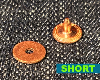 Short Jean Rivet (9.5mm) — Copper