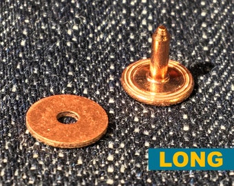 Long Jean Rivet (9.5mm) — Copper