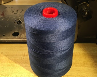 Jean Thread — Indigo / Navy Blue — 6000 yards, Tex-80