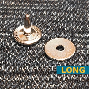 Long Jean Rivet (30pcs) — Nickel Plated — Made in the USA