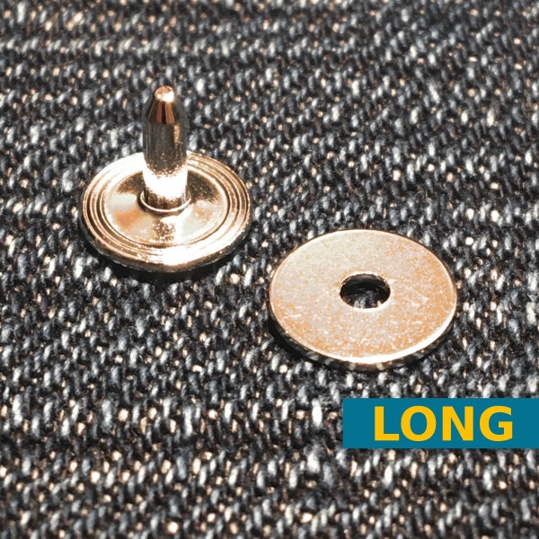 Long Jean Rivet (30pcs) — Nickel Plated — Made in the USA