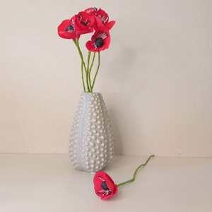Papavero - fiore di carta