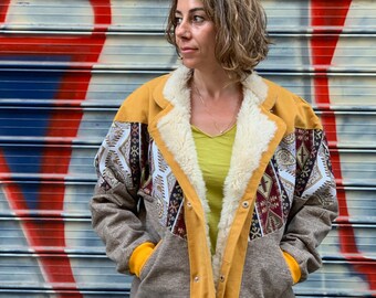 jachs patterned aztec jacket