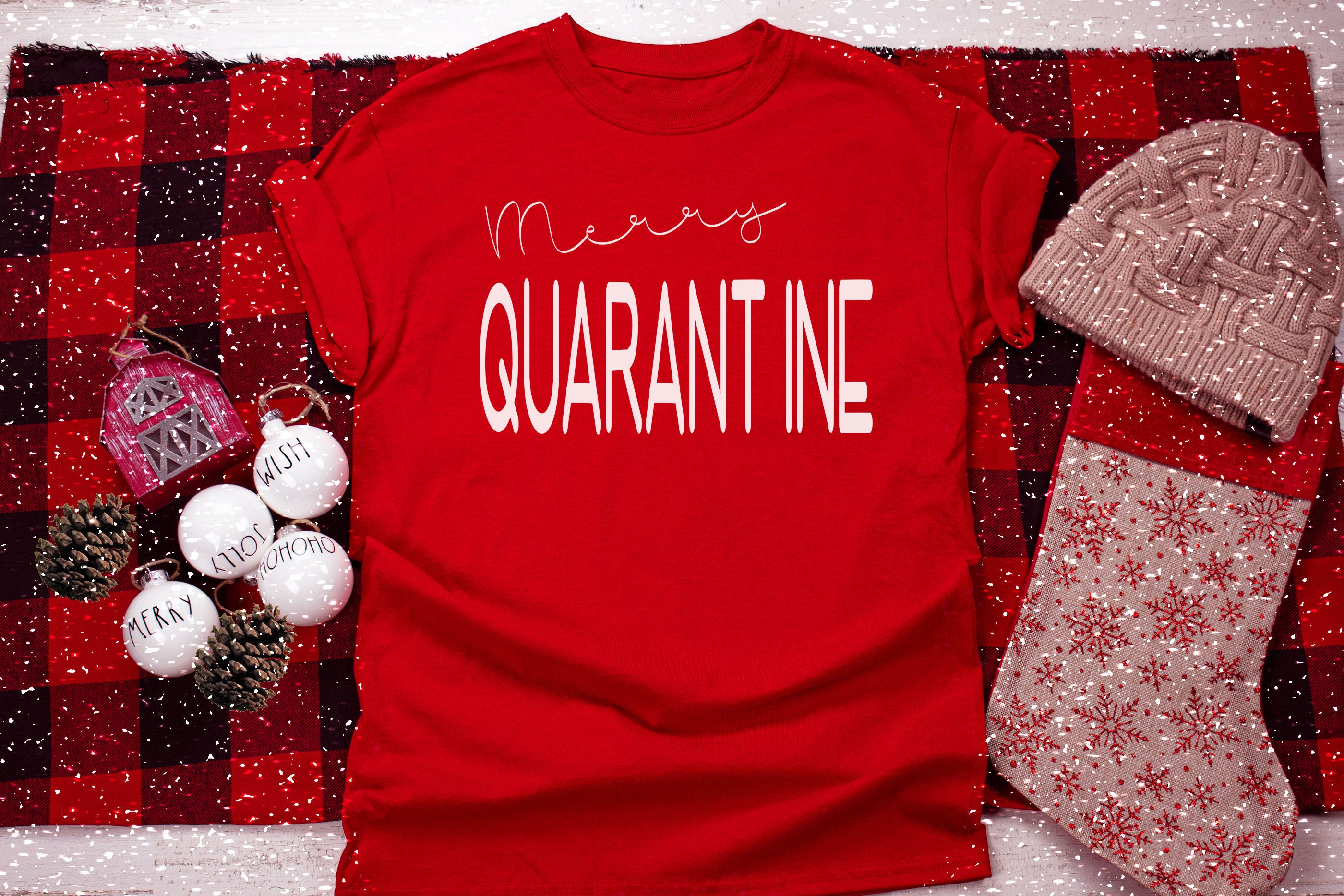 funny quarantine christmas shirts