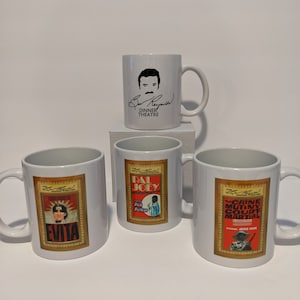 Golden Girls Burt Reynolds Dinner Theatre Mugs