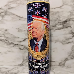 Candela commemorativa del presidente Jimmy Carter