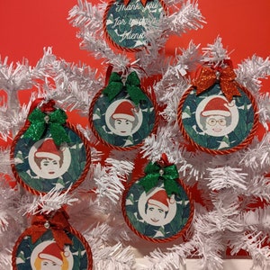 Golden Girls Glitter Christmas Ornament