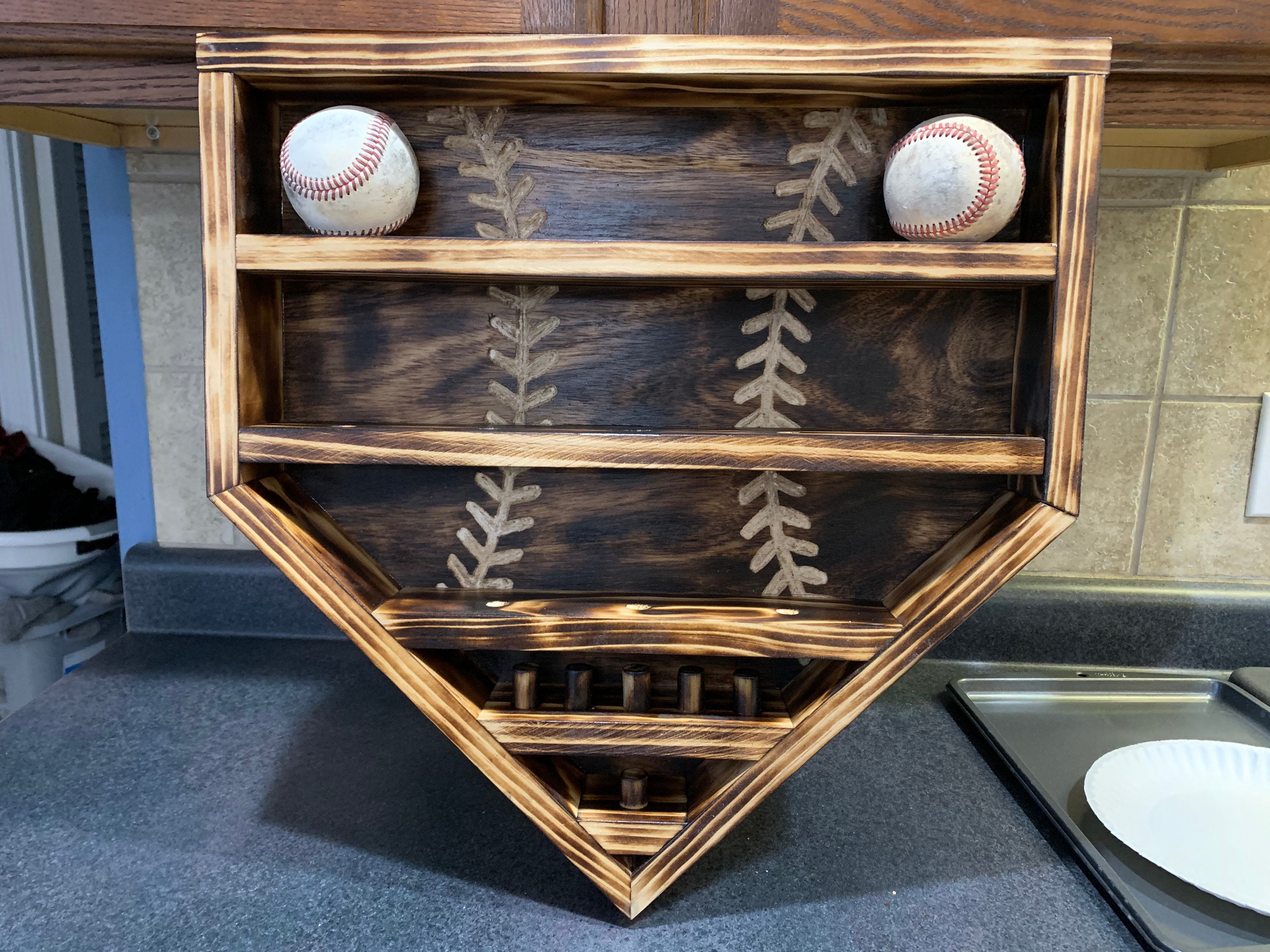 Baseball and Ring Display Case Etsy