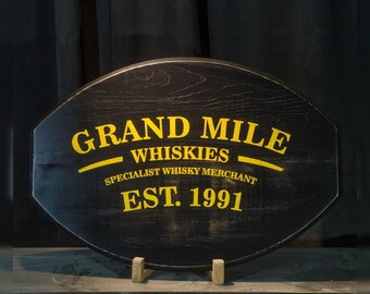 Custom bar sign,Custom wooden sign,Wooden bar sign,Family last name sign,Family name sign,Monogram sign,Bourbon gifts for men