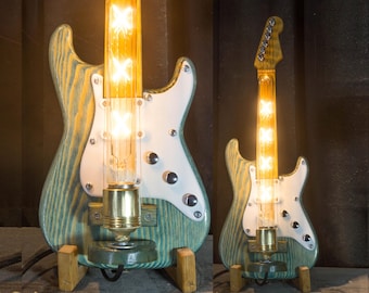 Guitar sign, Christmas gift basket, Guitar gifts for men