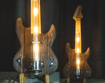 Guitar lamp,Grandparent Christmas gift,Guitar gifts,Guitar art,Guitar gift for men,Music gifts for him,Guitar player gift,30th birthday gift