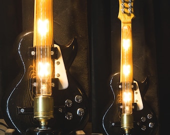 Electric Guitar Lamp, Music Room Decor, Guitarist Gift
