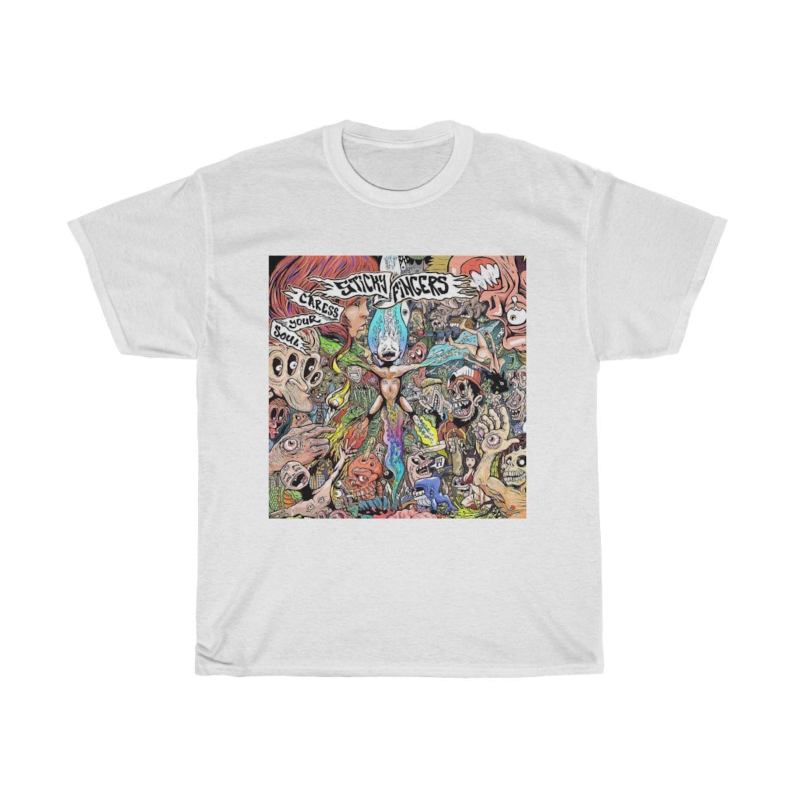 Sticky Fingers caress your soul Classic TShirt sticky Etsy