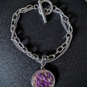 Cremation Memorial Double Chain Bracelet