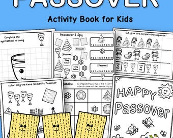 Pacchetto di attività per bambini sulla Pasqua: giochi stampabili, pagine da colorare e schede di lavoro (download PDF)Stampabile