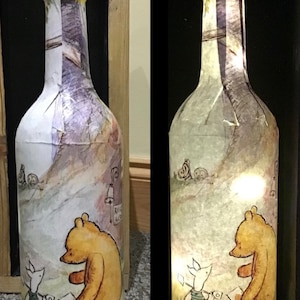 Winnie The Pooh & Piglet Bottled LED Fairy Lights - Decorative Bottled Lights