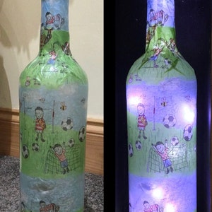 Football Bottled LED Fairy Lights - Decorative Bottled Lights
