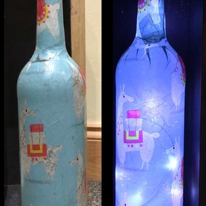Llama Bottled LED Fairy Lights - Decorative Bottled Lights