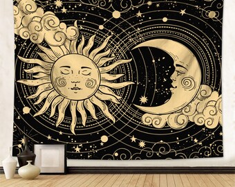 sun and moon tapestry
