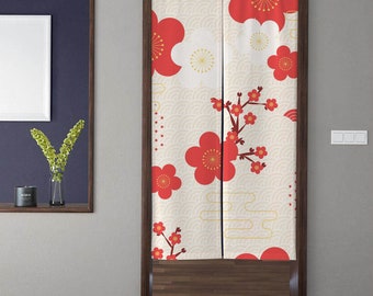 Noren Style Chinoise Rideau de Porte Style Japonais Fenêtre Rideaux Panneau Tenture Tapisserie Traditionnel Imprimé Coton Lin Décoration de Porte Tapisserie Décoration fleur bleue 65 x 90 cm Noren Style Chinoise Rideau de Porte Style Japonais Fenêtre Rideaux Panneau Tenture Tapisserie Traditionnel Imprimé Coton Lin Décoration de Porte Tapisserie Décoration fleur bleue 65 x 90 cm