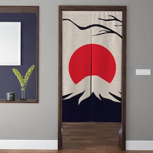 Noren Japanese Art Door Curtain Japanese Style Doorway Curtain Noren Drapes Window Treatment Door Tapestry for Restaurant Kitchen Decoration