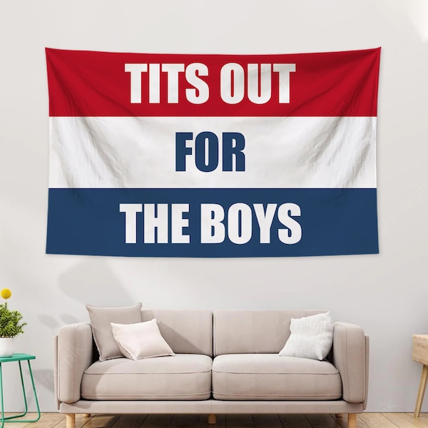 Tits out for the Boys tapestry College Dorm Room Decor tapestry Home Bedroom Decor Back to School Gift Tapestry colorful tapestry