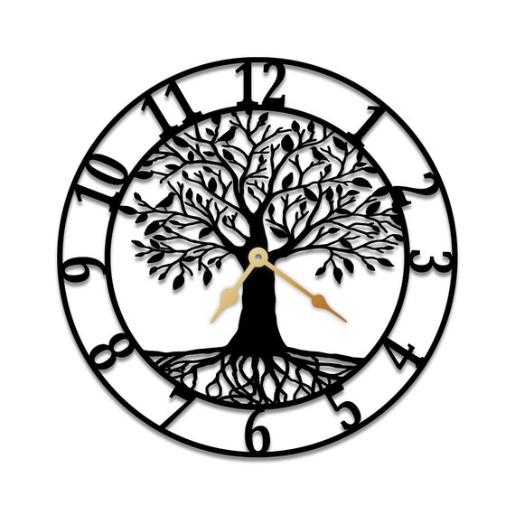 SHISEDECO Orologio da parete classico, grande, moderno, rotondo, minimalista, con pendolo oscillante, silenzioso, in metallo, decorativo, per casa, soggiorno, camera da letto, studio, ufficio (50,8