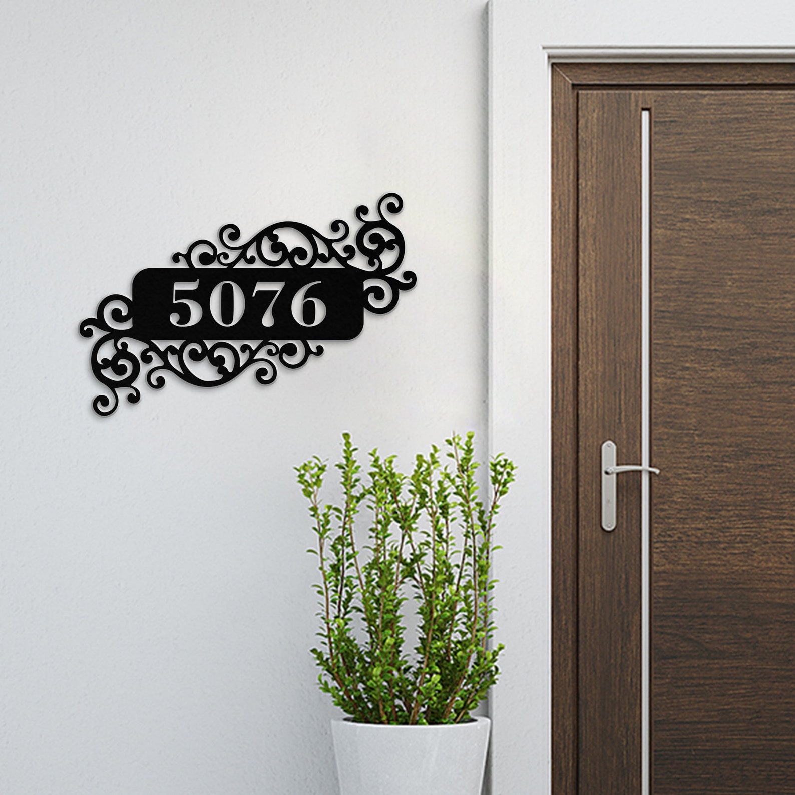 Personalized Metal Address Plaque/custom House Number Address Sign ...