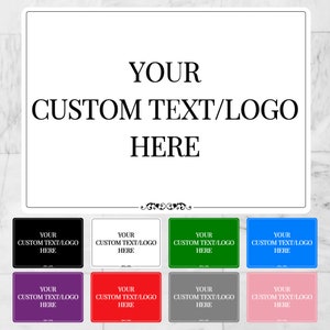 Custom Sign, Personalized Text/ Logo Metal Signs, Customize Business Office Aluminum Signs, Parking Signs, Outdoor Fade Resistant plaque