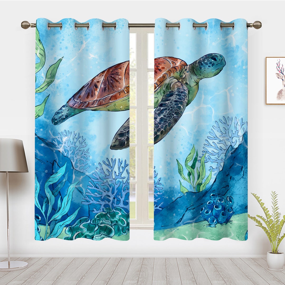 Curtains Undersea Creatures
