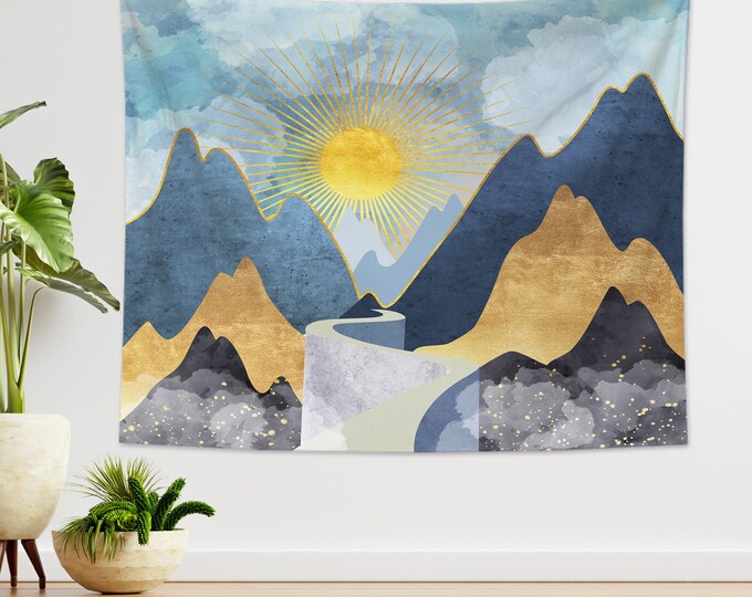 Tree of Life Tapestry Green Tapestry Nature Tapestry Bohemian - Etsy