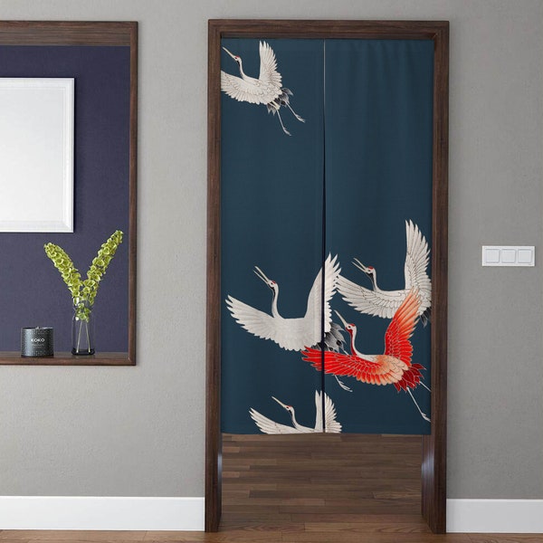 Japanischer Stil Noren Tür Vorhang Kran Noren Vorhänge Panels Tür Fenster Behandlungen für Küche Trennwand Schlafzimmer Tür Privatleben Decor