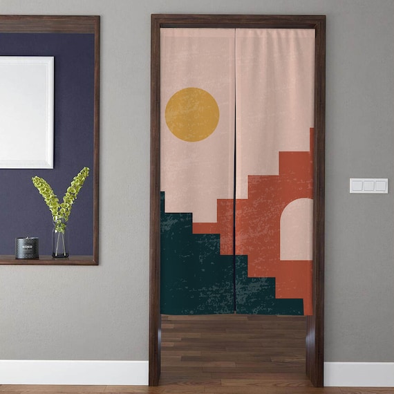 Kitchen door curtains best sale