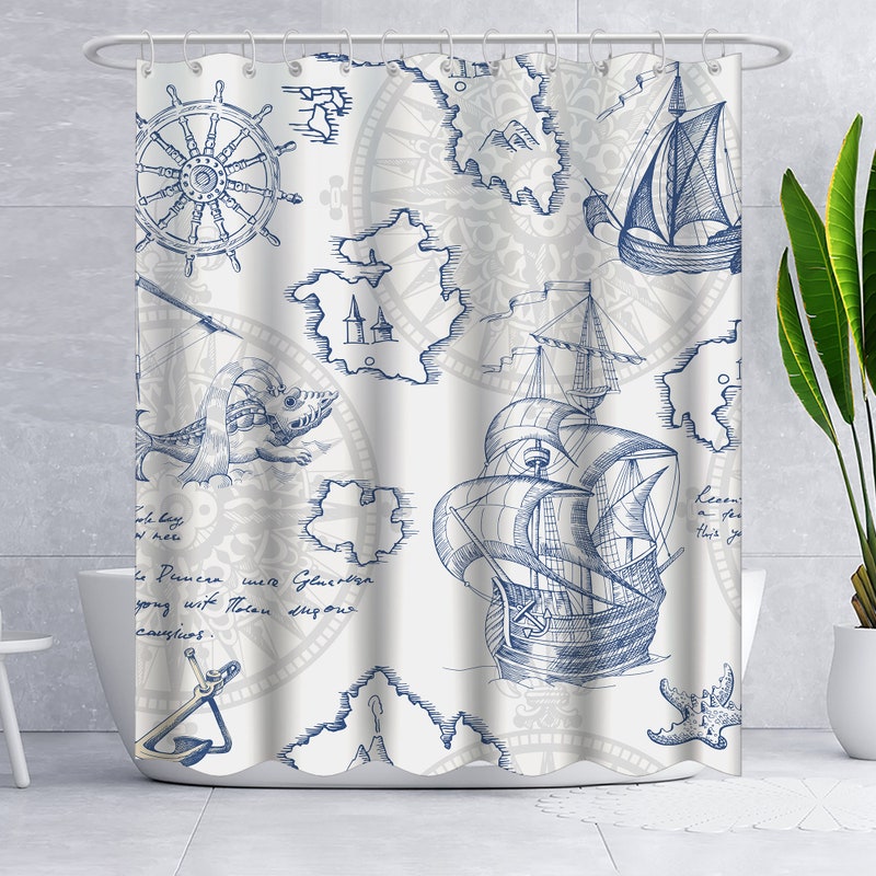 Nautical Shower Curtain