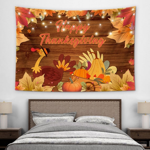 Thanksgiving tapestry cheap