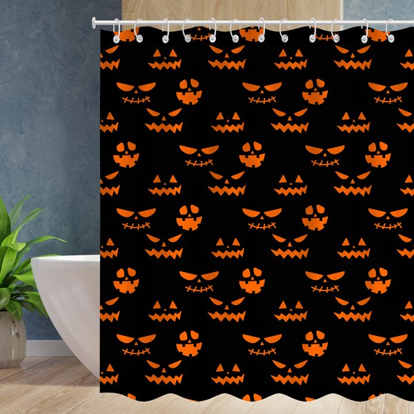 Halloween Shower Curtains Etsy