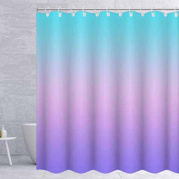 Blue Shower Curtain - Etsy