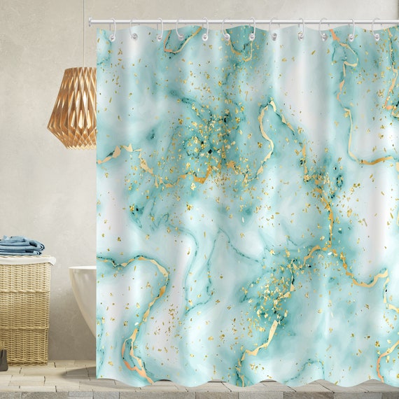 Tende doccia modello marmo impermeabile tessuto moderno bagno tende doccia  / idea regalo -  Italia