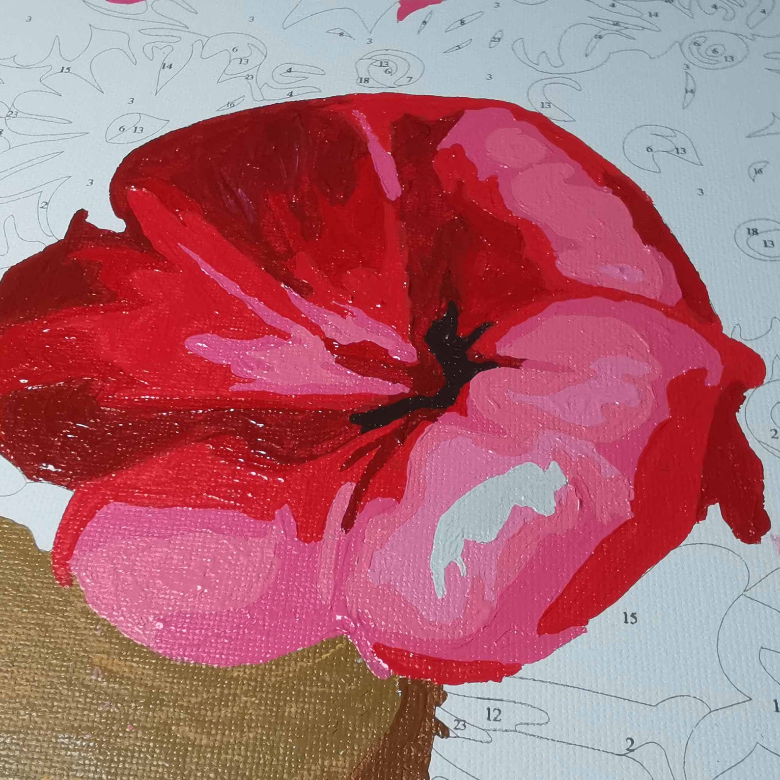 Personalised Paint by Numbers / Custom Paint by Numbers Kit / Etsy