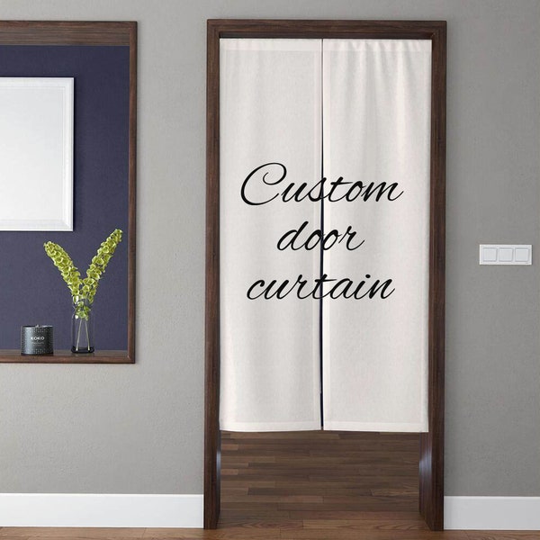 Personalized Front Door Curtain Etsy
