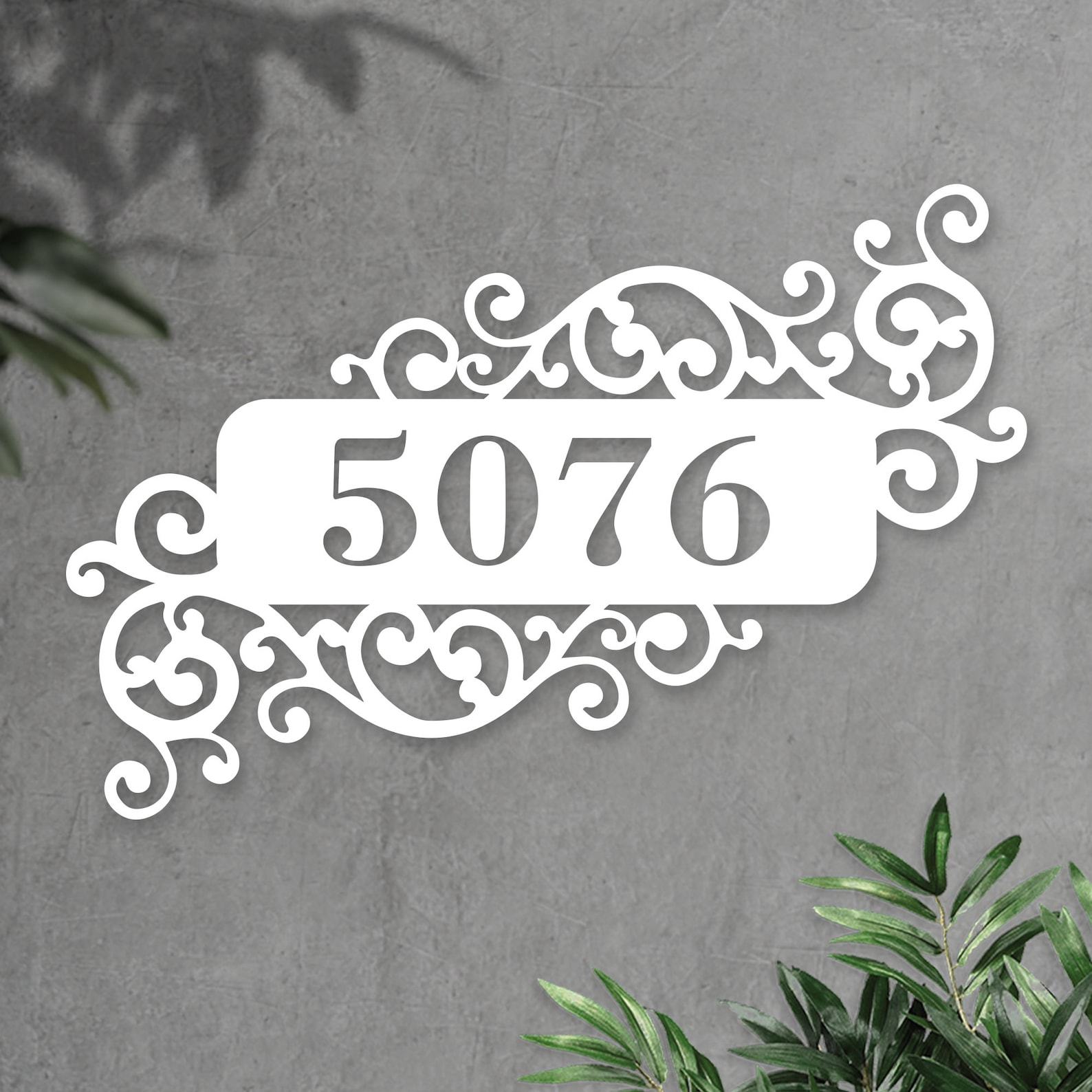 Personalized Metal Address Plaque/custom House Number Address Sign ...