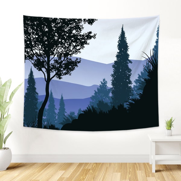 Wall Tapestry Nature Etsy